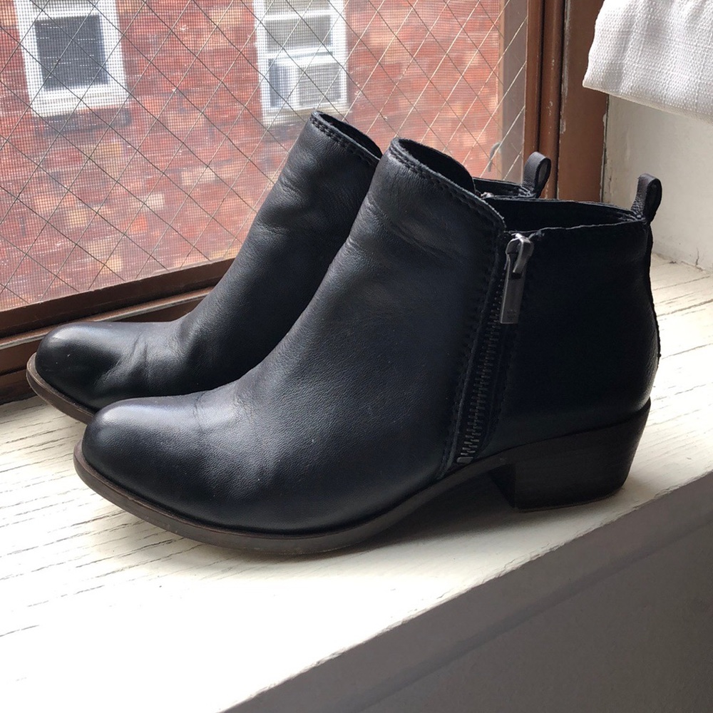 Like-New Black Lucky Booties